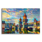 Germany Berlin Oberbaum Bridge Oberbaumbrucke by Pedro Gavidia acrylic glass wall art
