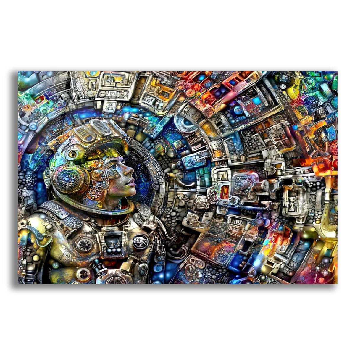 Hacia El Ombligo De La Luna by Pedro Gavidia acrylic glass wall art