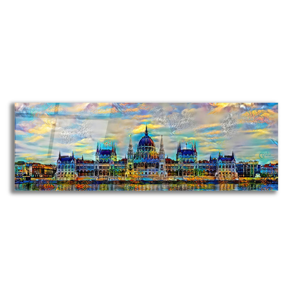 Hungary Budapest Hungarian Parliament Building Front by Pedro Gavidia acrylic glass wall art