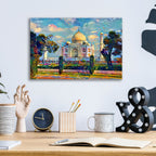 India Agra Taj Mahal 2025 by Pedro Gavidia - 16x12 acrylic wall art in a room