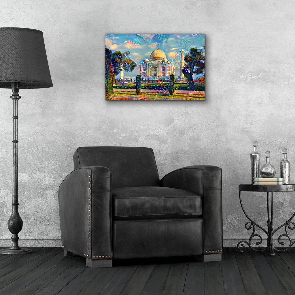 India Agra Taj Mahal 2025 by Pedro Gavidia - 24x16 acrylic wall art in a room