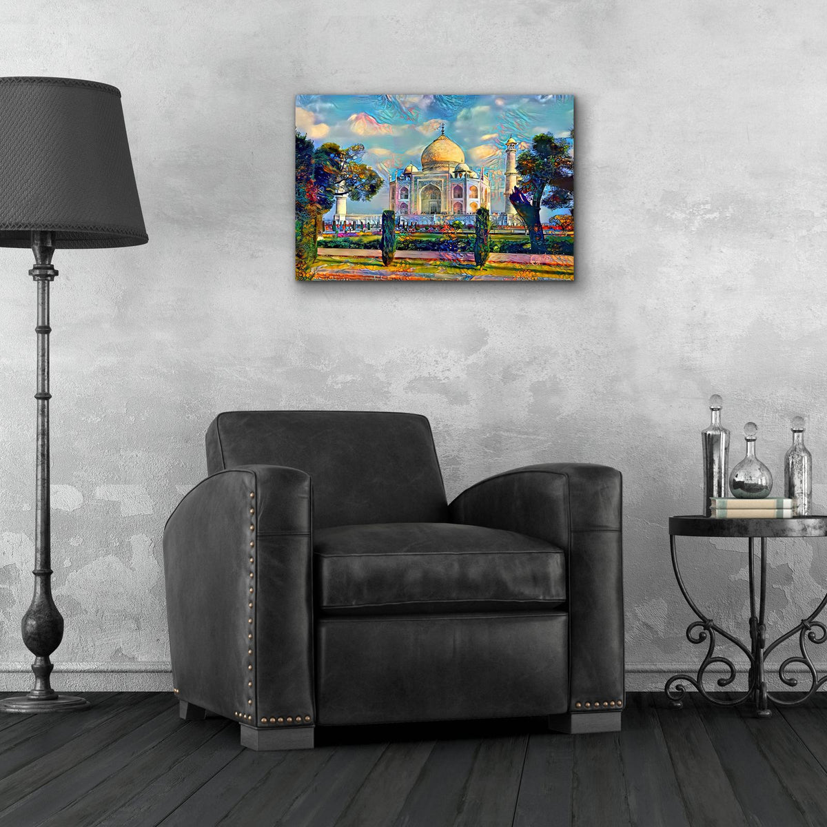 India Agra Taj Mahal 2025 by Pedro Gavidia - 24x16 acrylic wall art in a room