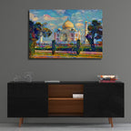 India Agra Taj Mahal 2025 by Pedro Gavidia - 36x24 acrylic wall art in a room