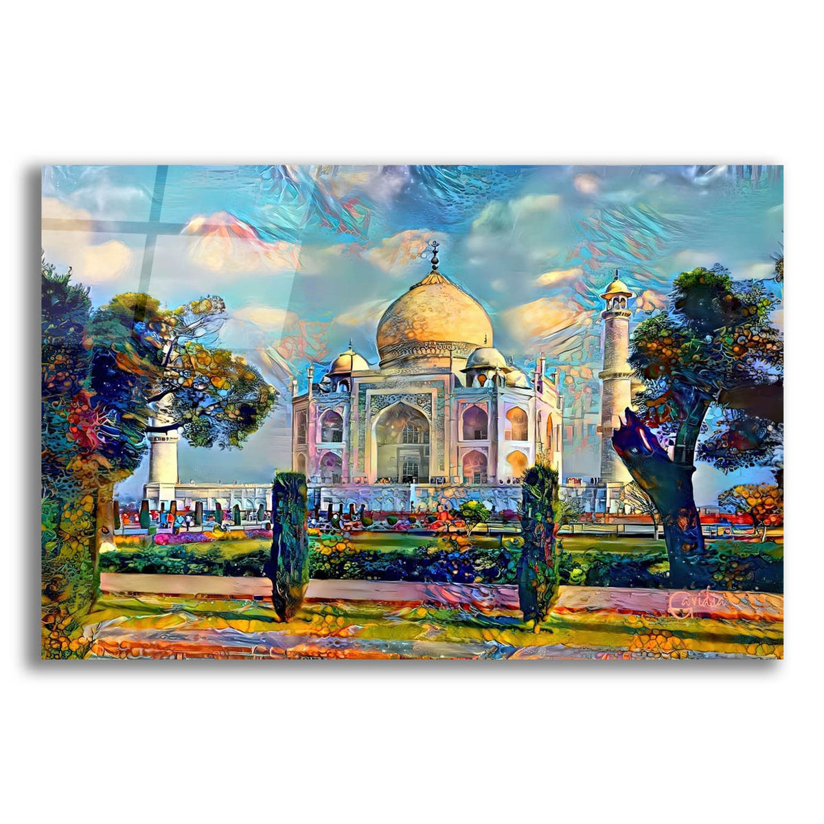 India Agra Taj Mahal 2025 by Pedro Gavidia acrylic glass wall art