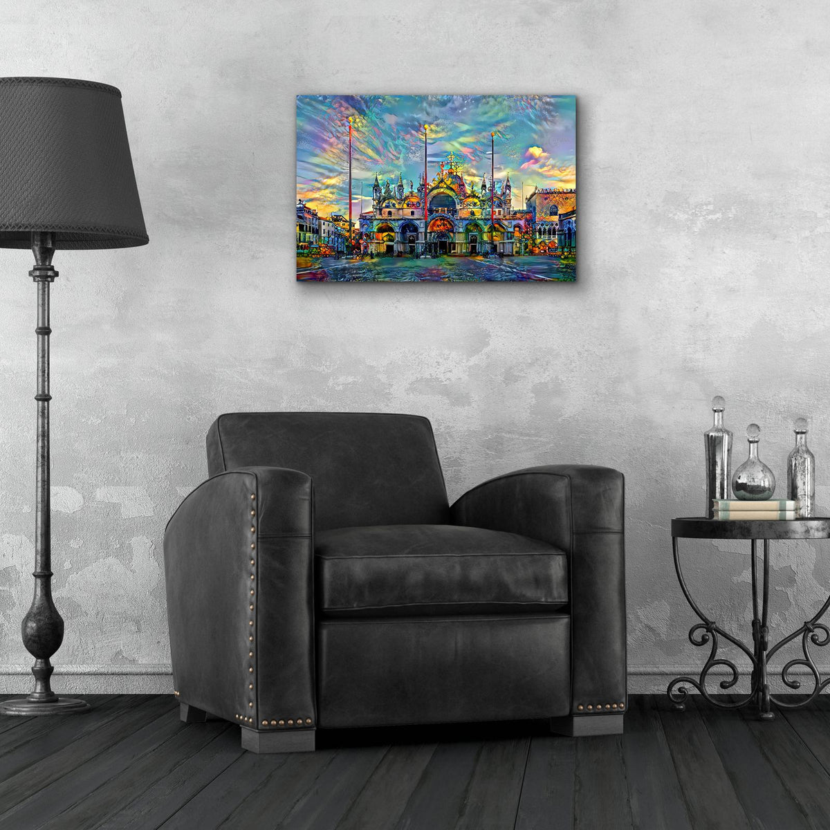 Italy Venice San Marco Square 2025 by Pedro Gavidia - 24x16 acrylic wall art in a room
