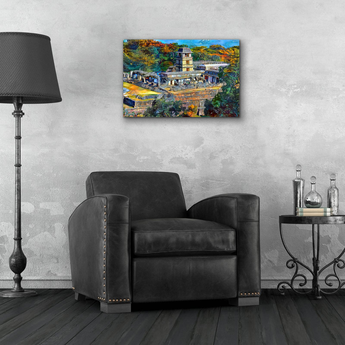 Mexico Chiapas Palenque 2025 by Pedro Gavidia - 24x16 acrylic wall art in a room