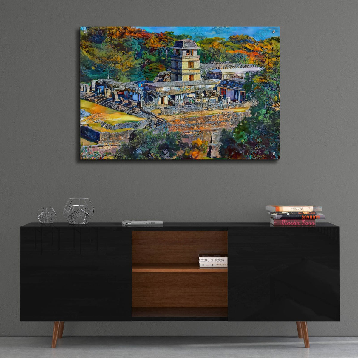 Mexico Chiapas Palenque 2025 by Pedro Gavidia - 36x24 acrylic wall art in a room