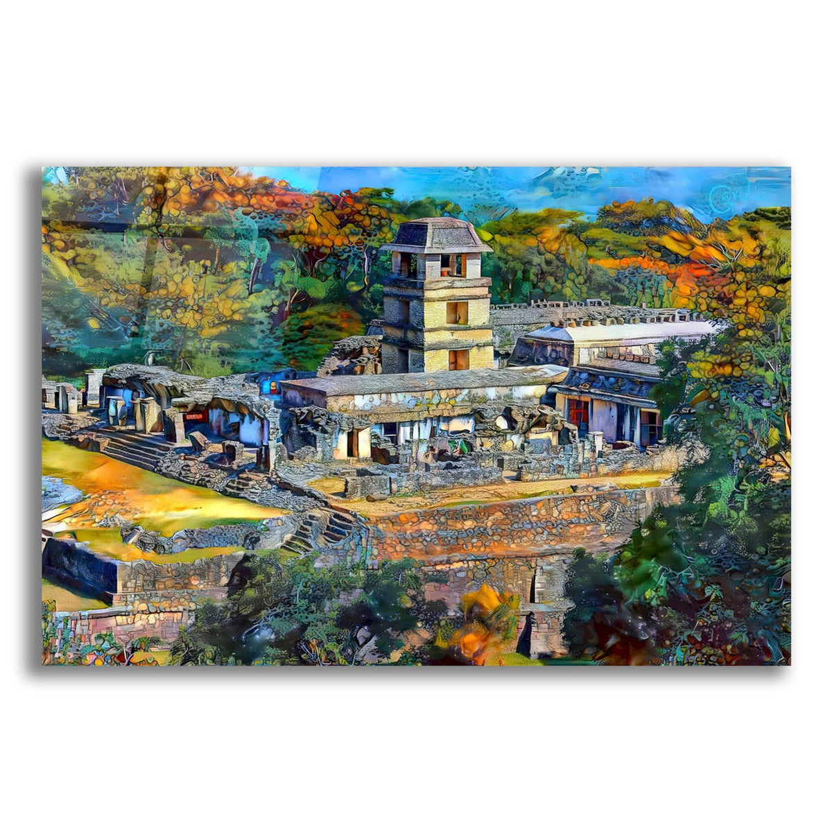 Mexico Chiapas Palenque 2025 by Pedro Gavidia acrylic glass wall art