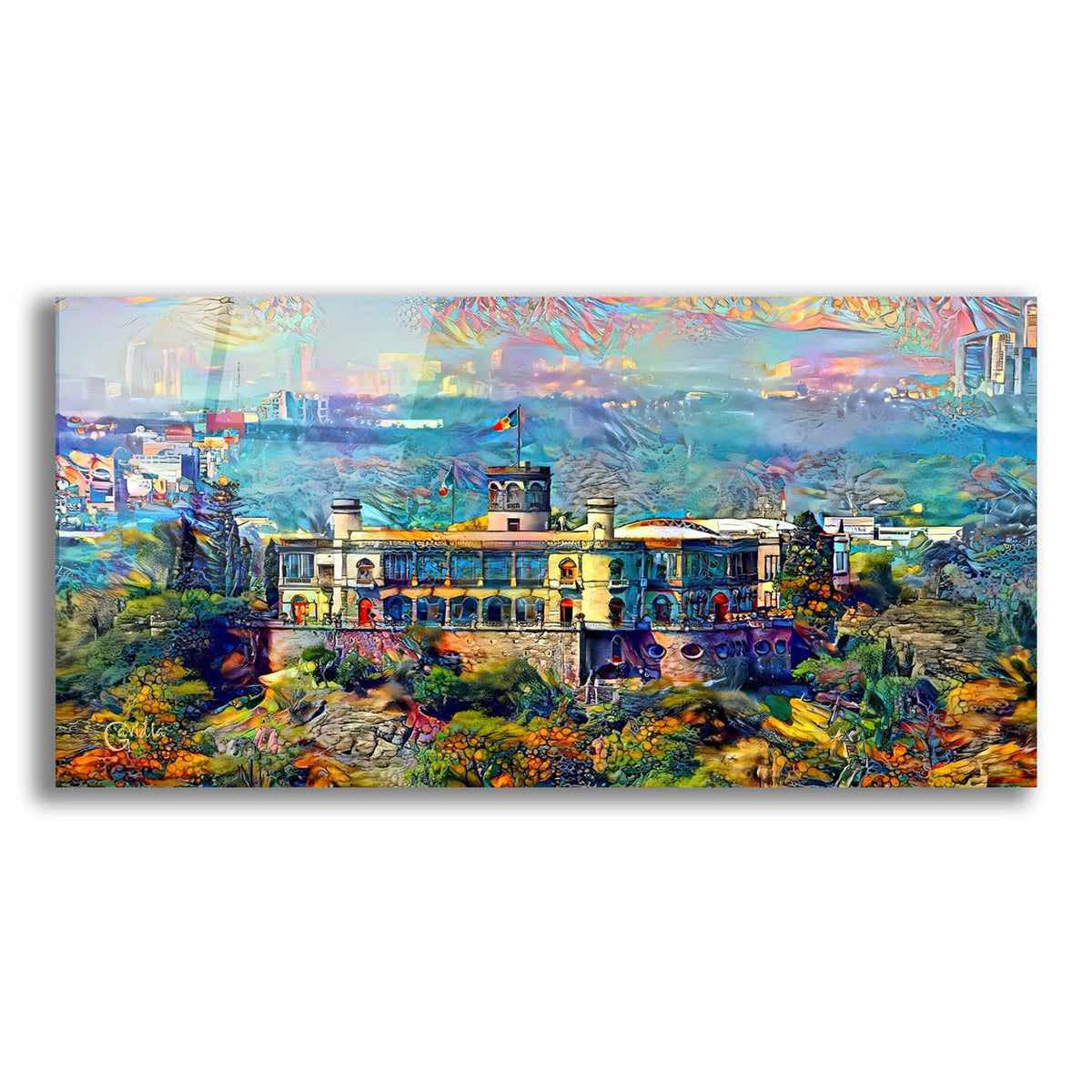 Mexico City Castillo De Chapultepec 2025 by Pedro Gavidia acrylic glass wall art