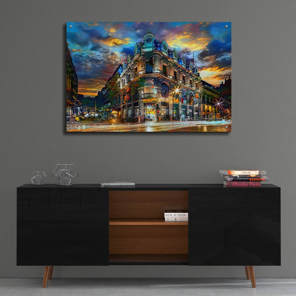 Mexico City Museo Del Estanquillo 2025 by Pedro Gavidia - 36x24 acrylic wall art in a room