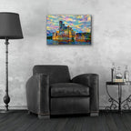 Poland Stobnica Castle by Pedro Gavidia - 24x16 acrylic wall art in a room