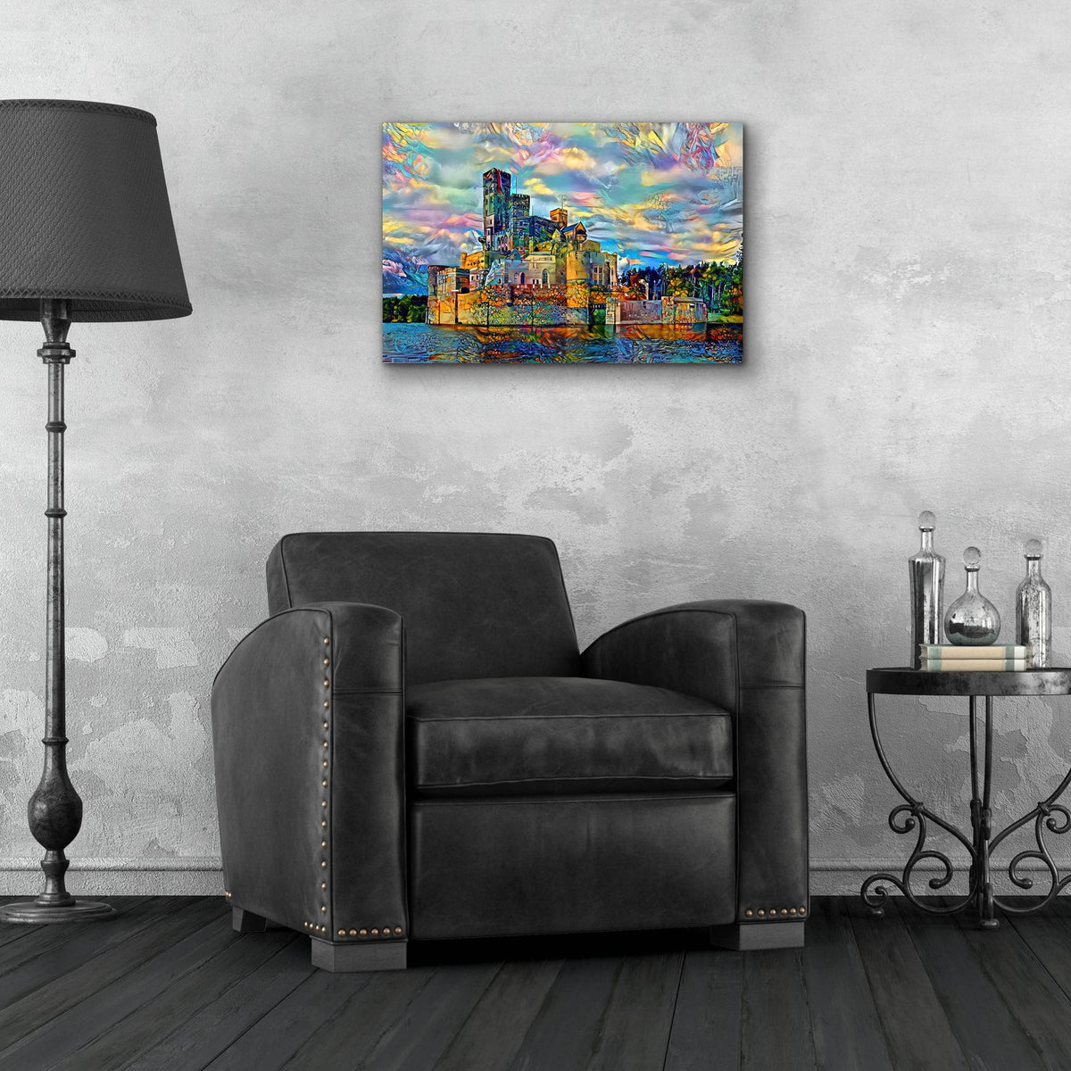 Poland Stobnica Castle by Pedro Gavidia - 24x16 acrylic wall art in a room