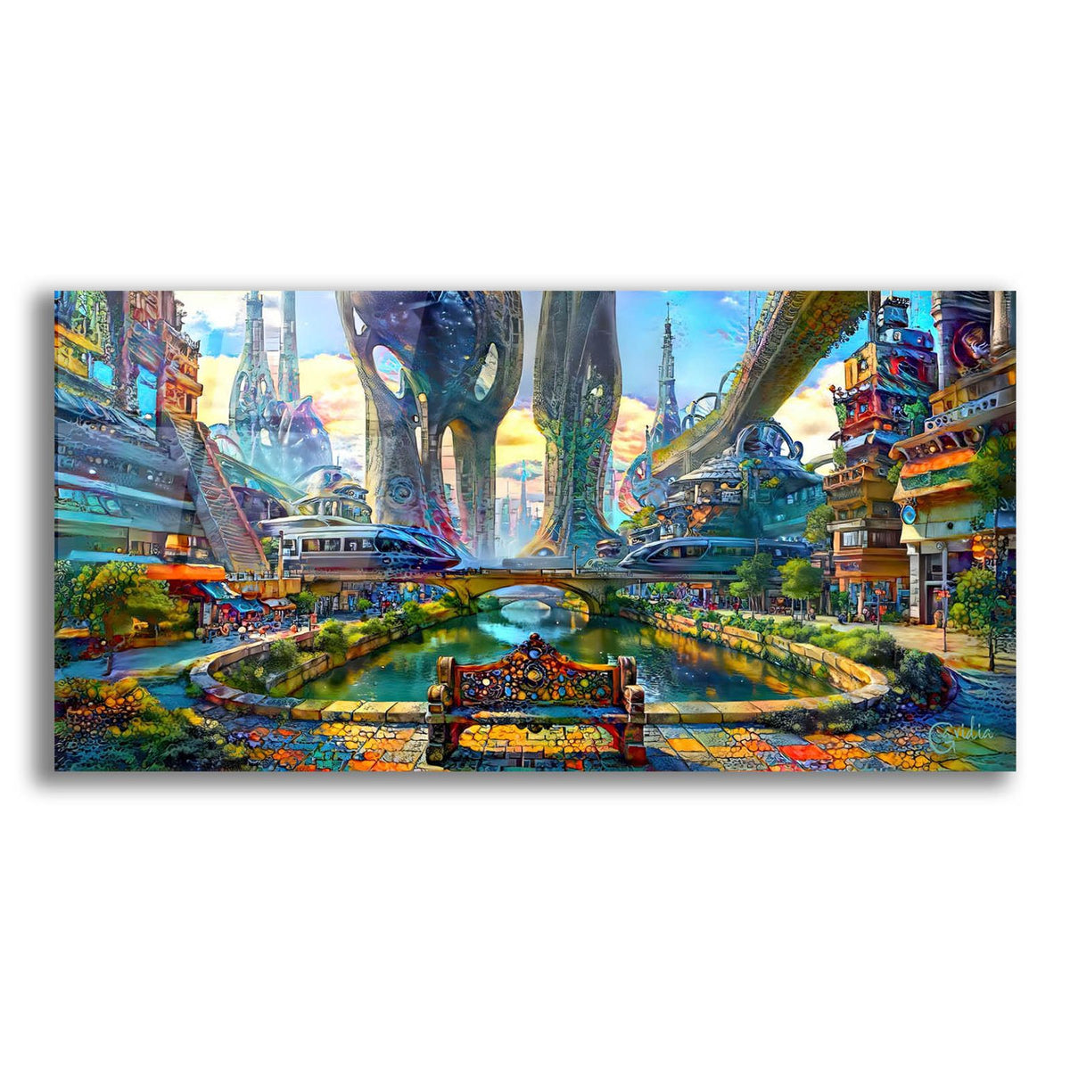 Regreso Al Vecindario by Pedro Gavidia acrylic glass wall art