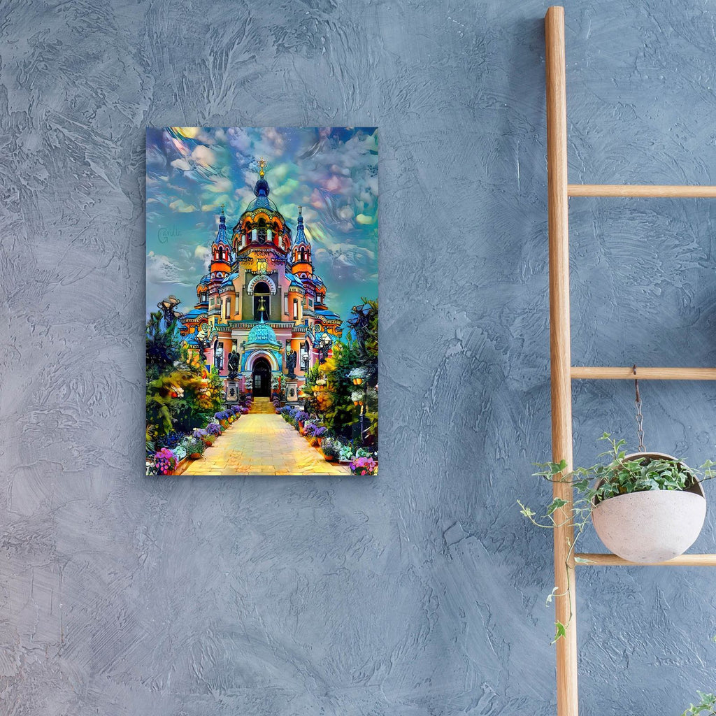 Russia Irkutsk Siberia Cathedral Of The Theotokos Of Kazan by Pedro Gavidia - 16x24 acrylic wall art in a room