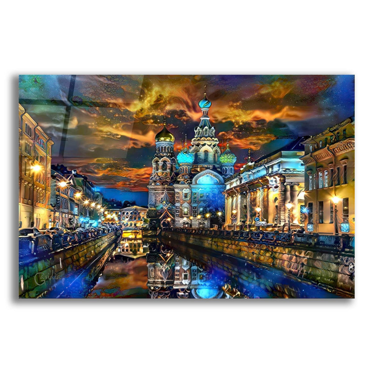 Russia Saint Petersburg Church Of The Savior by Pedro Gavidia acrylic glass wall art
