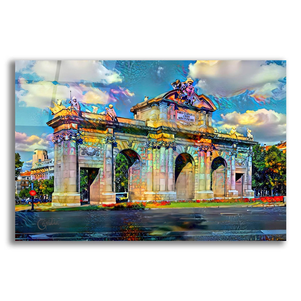 Spain Madrid Puerta De Alcala by Pedro Gavidia acrylic glass wall art