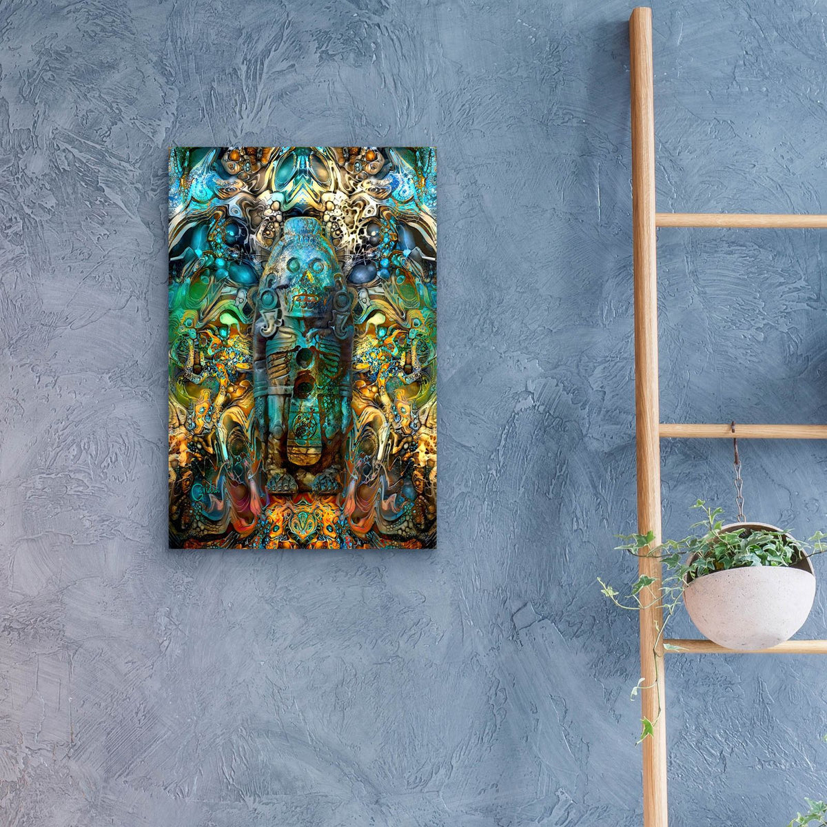 Tlahuizcalpantecuhtli by Pedro Gavidia - 16x24 acrylic wall art in a room