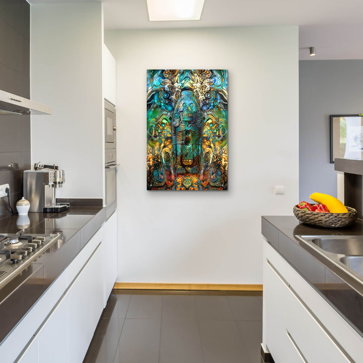 Tlahuizcalpantecuhtli by Pedro Gavidia - 24x36 acrylic wall art in a room