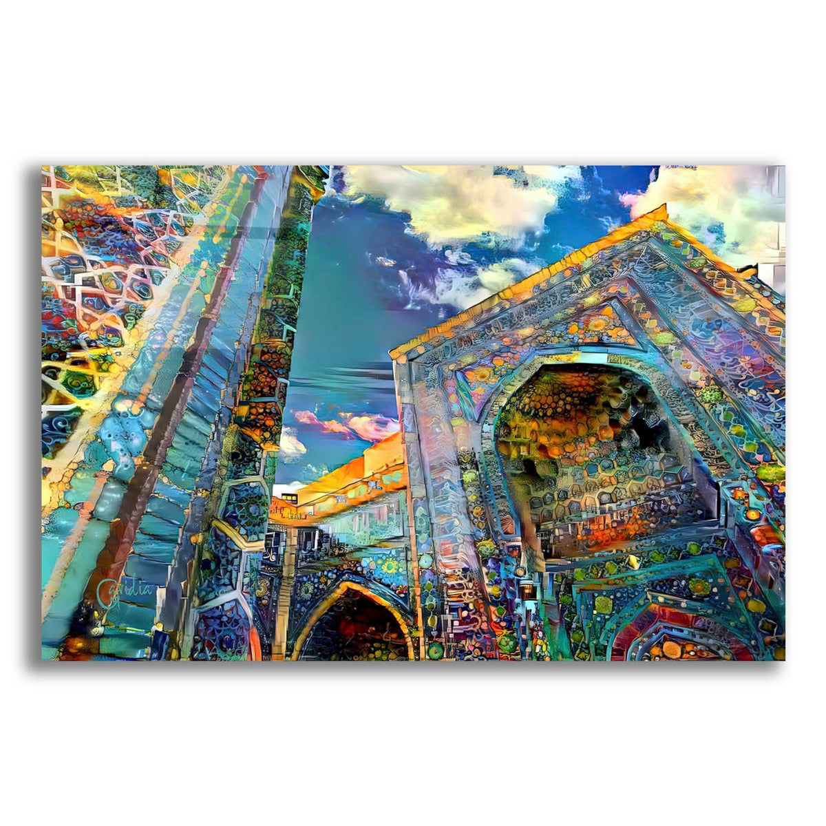 Uzbekistan Registan Samarkand by Pedro Gavidia acrylic glass wall art