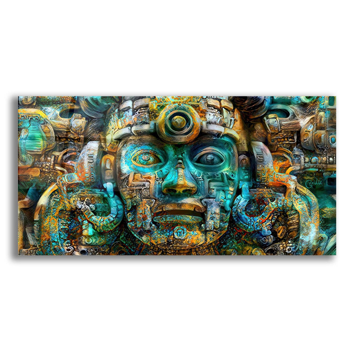 Viajero Ancestral by Pedro Gavidia acrylic glass wall art