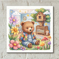 Cute Baby Bear by Ann Klee - 12x12 acrylic wall art in a room