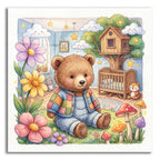 Cute Baby Bear by Ann Klee acrylic glass wall art
