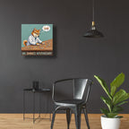 Dr. Shiba's Apothecary by Ann Klee - 24x24 acrylic wall art in a room