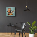 Vizsla Aviator by Ann Klee - 24x24 acrylic wall art in a room