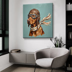 Vizsla Aviator by Ann Klee - 36x36 acrylic wall art in a room