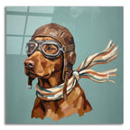 Vizsla Aviator by Ann Klee acrylic glass wall art