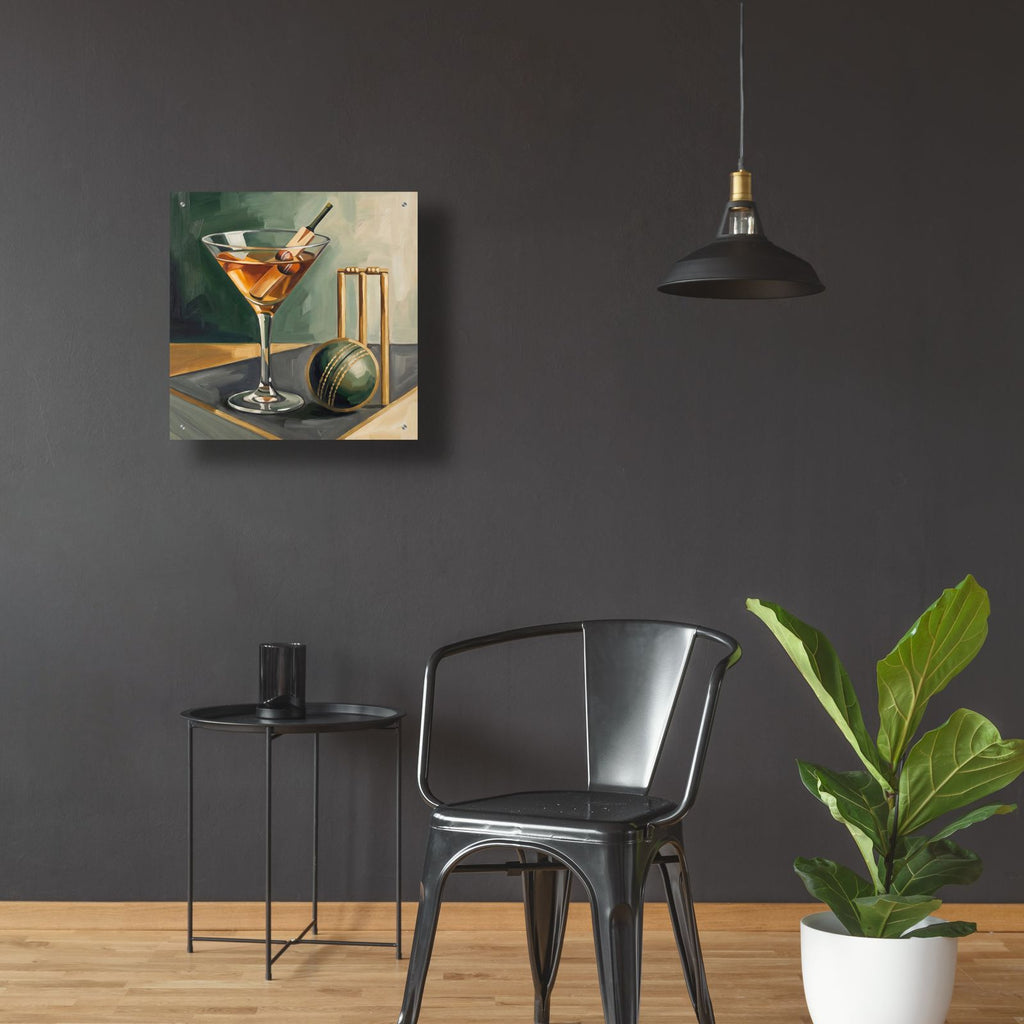 Cricket Cocktail by Ann Klee - 24x24 acrylic wall art in a room