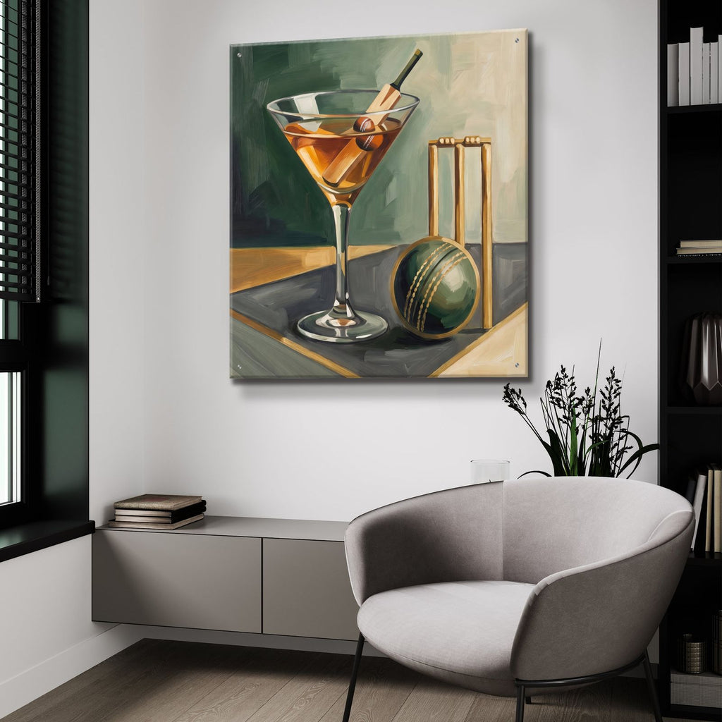 Cricket Cocktail by Ann Klee - 36x36 acrylic wall art in a room