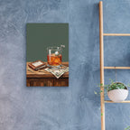 Gold Whiskey by Ann Klee - 16x24 acrylic wall art in a room