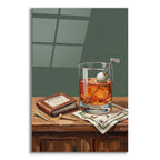Gold Whiskey by Ann Klee acrylic glass wall art