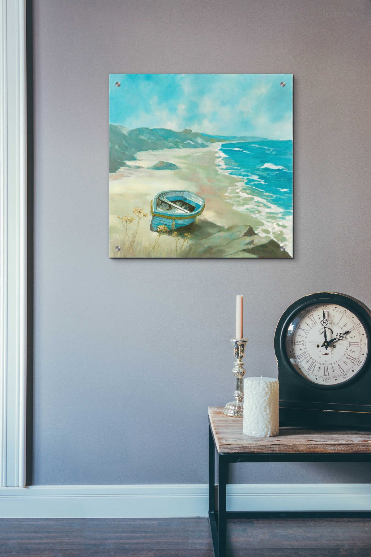 Epic Art 'Boat Show 1' by Graham Reynolds, Acrylic Glass Wall Art,24x24