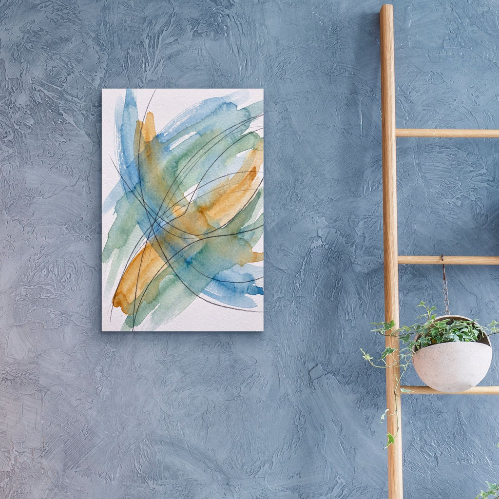 Abstract Crosscurrent by Veve - 16x24 acrylic wall art in a room