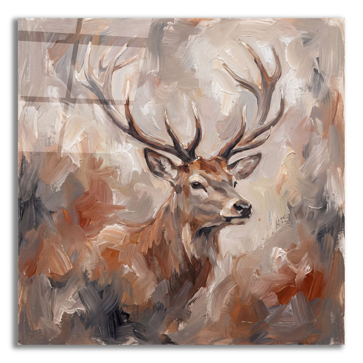 Abstract Deer by Veve acrylic glass wall art