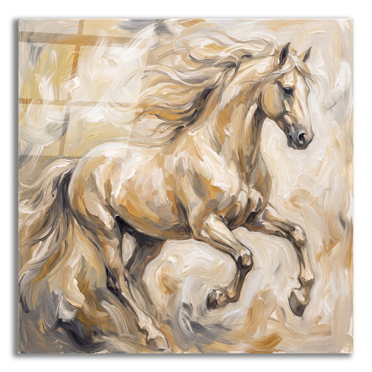 Abstract Horse I by Veve acrylic glass wall art