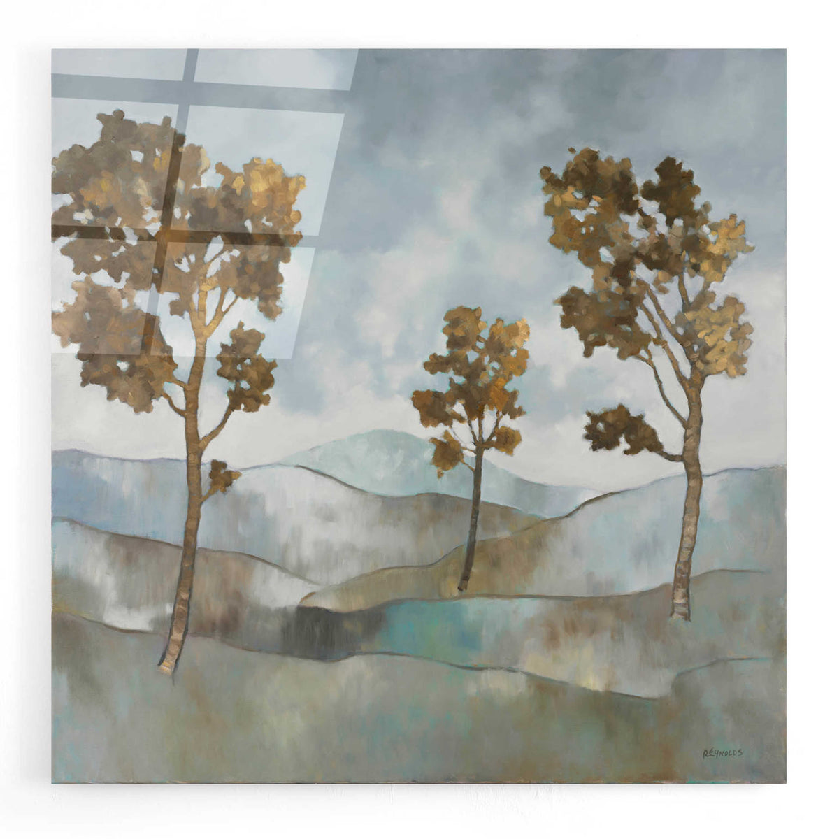 Epic Art 'Rolling Hills 1' by Graham Reynolds, Acrylic Glass Wall Art