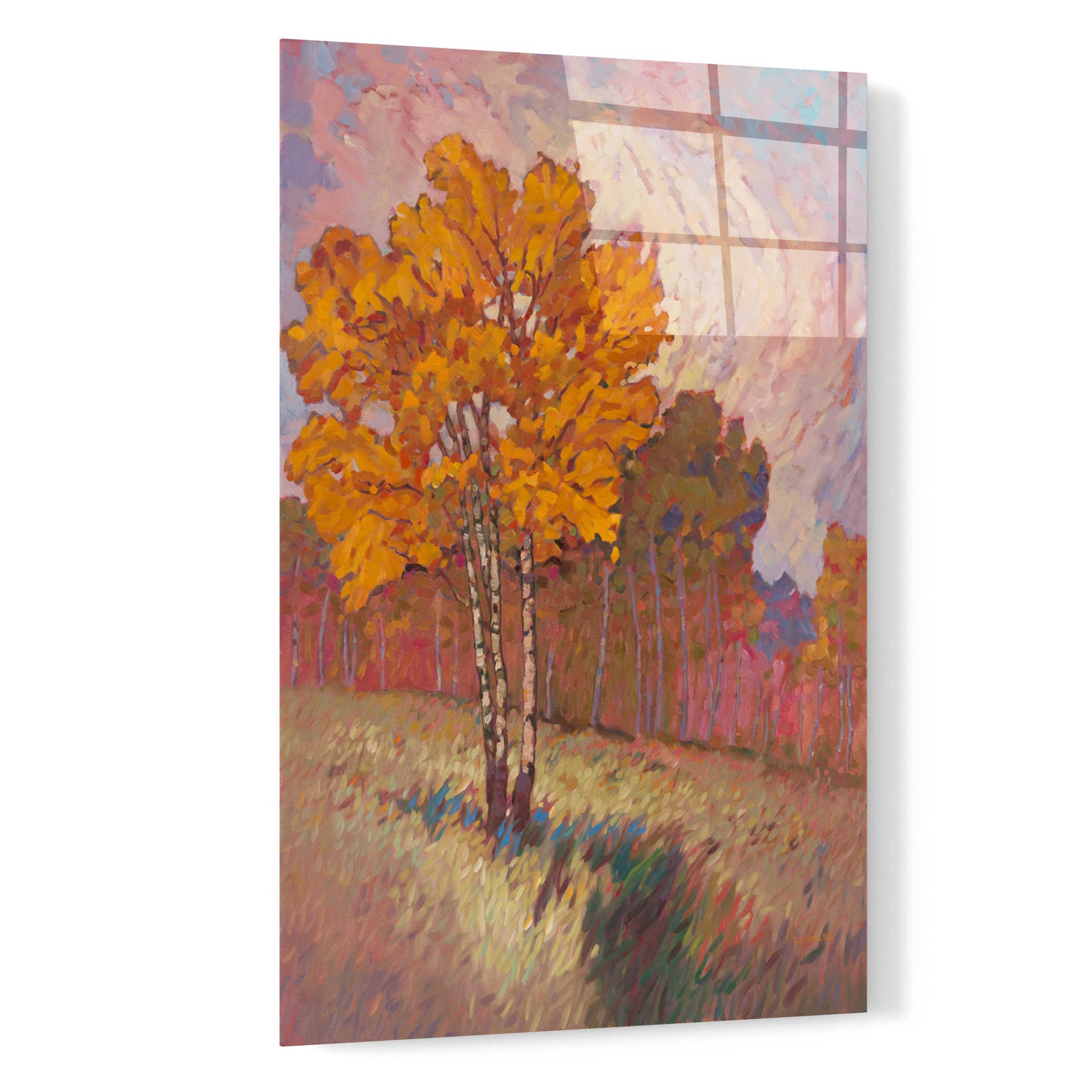 Epic Art 'Tree Line 1' by Graham Reynolds, Acrylic Glass Wall Art,16x24