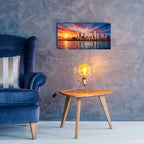Chicago Lake View by Veve - 24x12 acrylic wall art in a room
