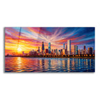 Chicago Lake View by Veve acrylic glass wall art
