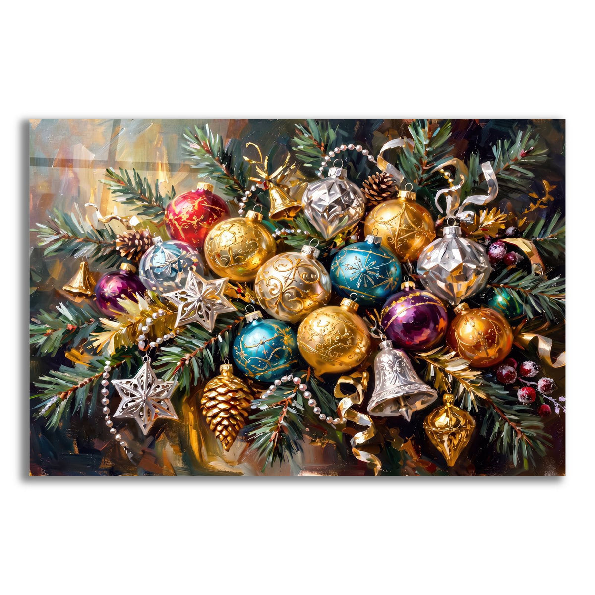 Christmas Coming by Veve acrylic glass wall art