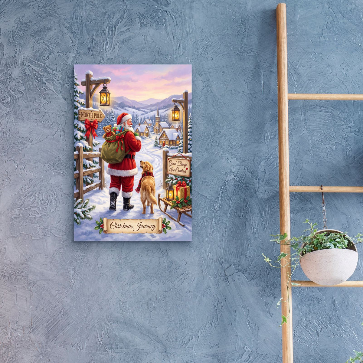 Christmas Journey by Veve - 16x24 acrylic wall art in a room