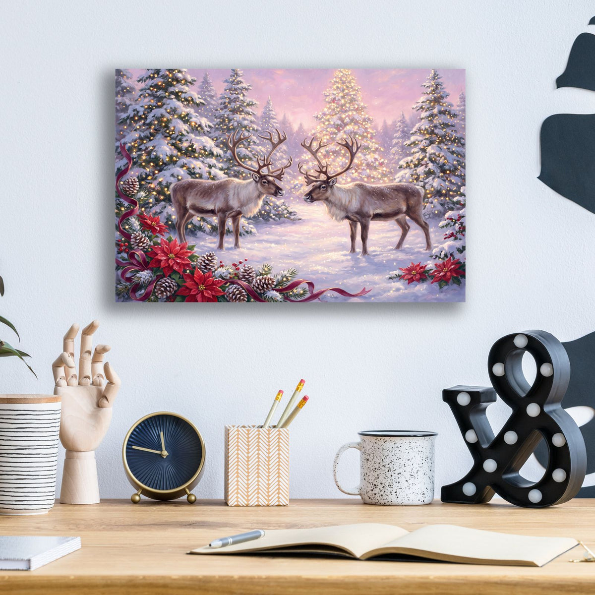Christmas Wonderland by Veve - 16x12 acrylic wall art in a room