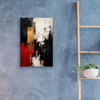 Crimson Gold Contrast by Veve - 16x24 acrylic wall art in a room