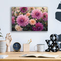 Dahlia Symphony by Veve - 16x12 acrylic wall art in a room