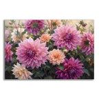 Dahlia Symphony by Veve acrylic glass wall art