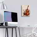 Double Bass Serenade by Veve - 12x16 acrylic wall art in a room