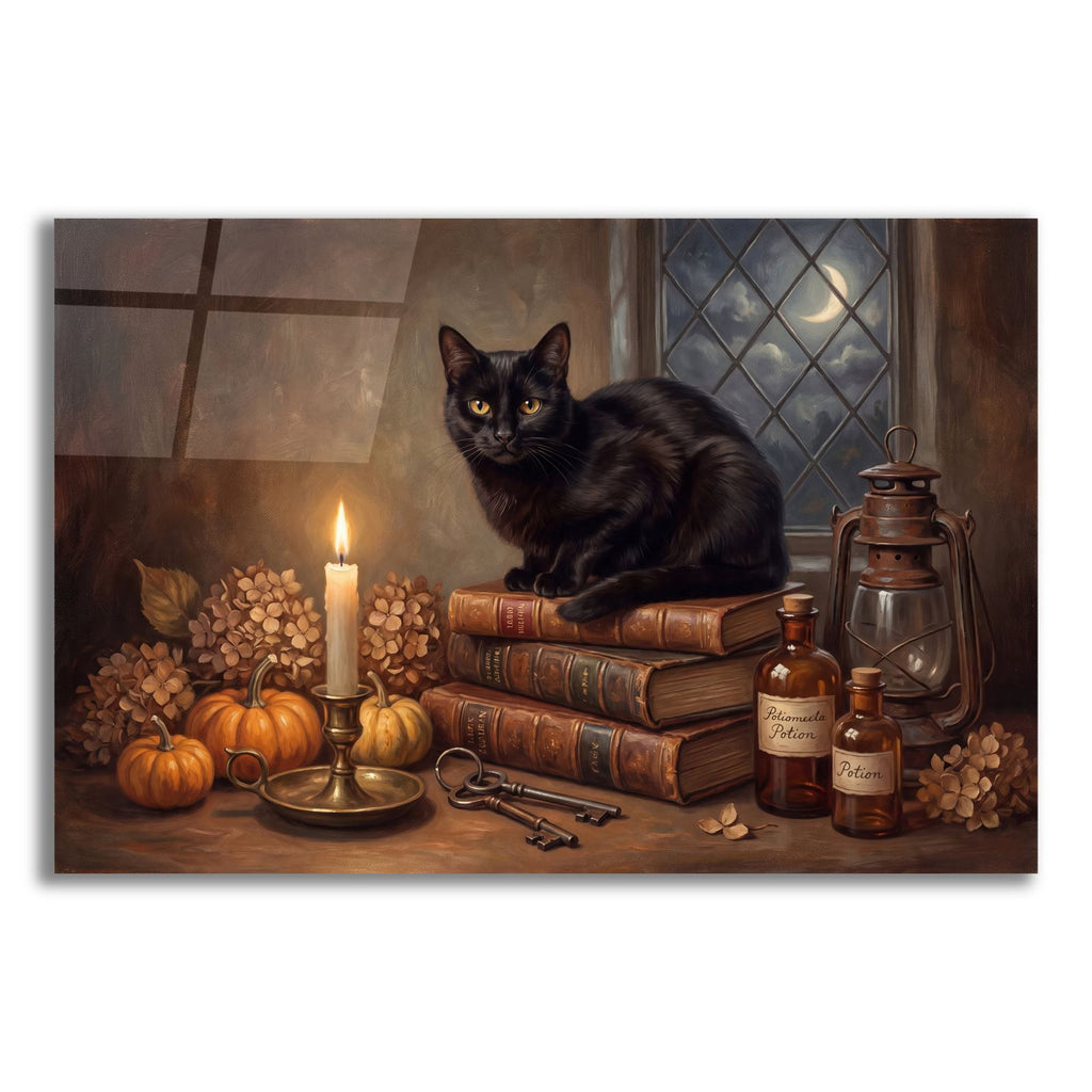 Halloween Midnight Alchemy by Veve acrylic glass wall art